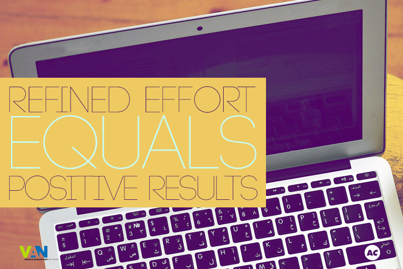 Vehicle Acquisition: Refined Effort Equals Positive Results