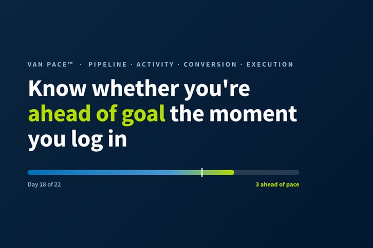 Introducing VAN PACE™: Pipeline, Activity, Conversion, Execution